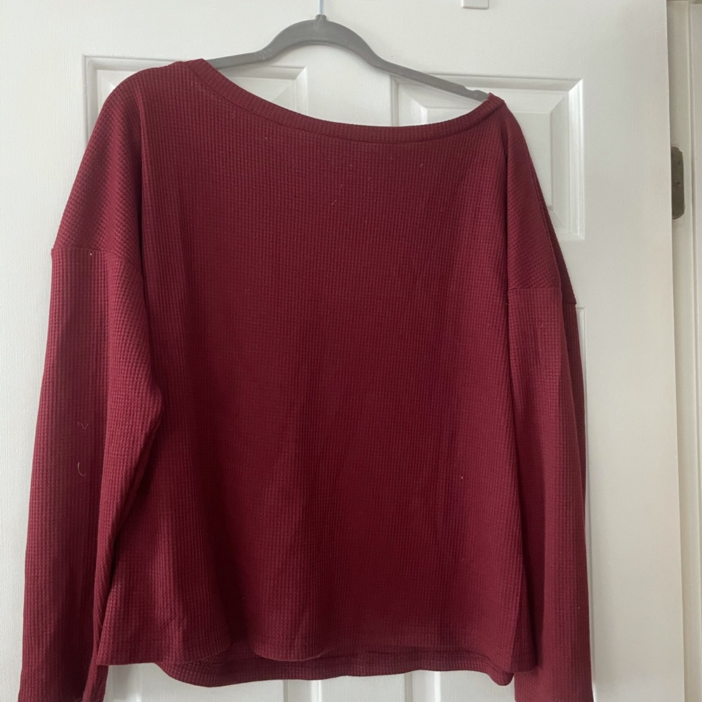 Off shoulder sweater